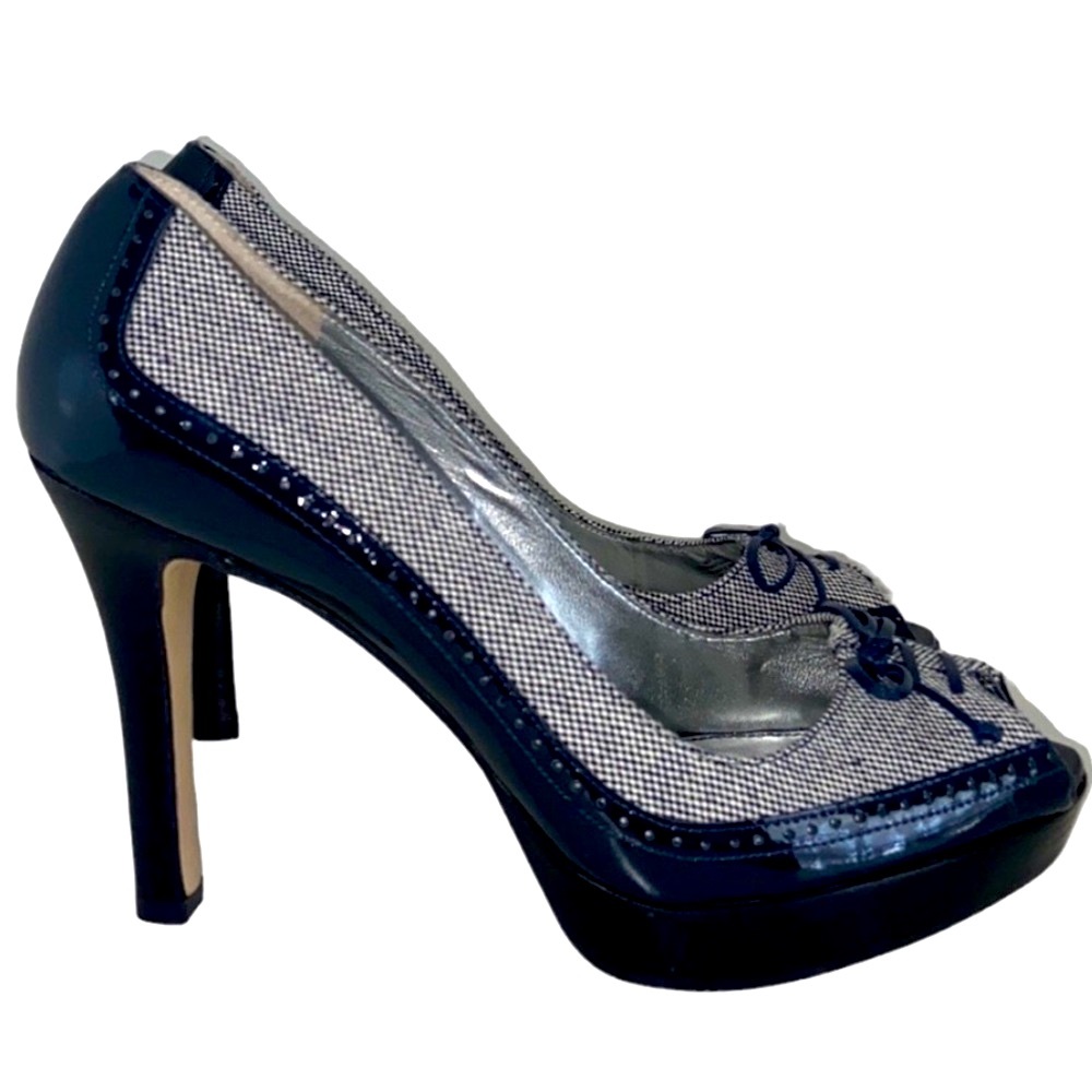 Marc fisher peep toe stiletto heels